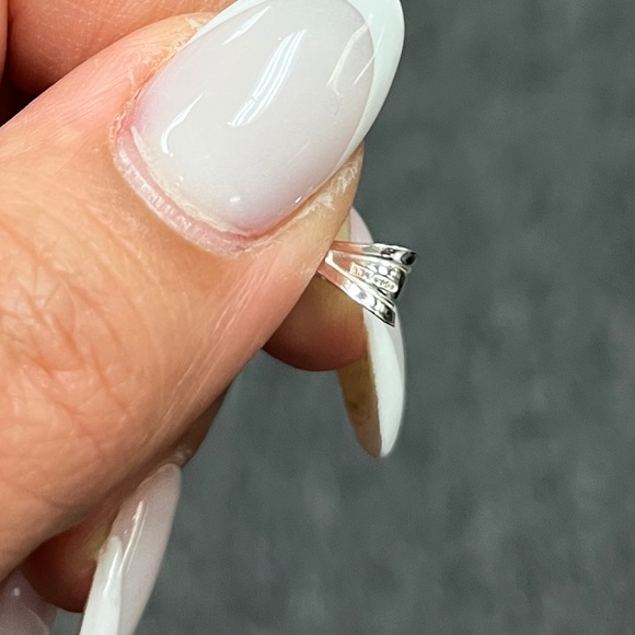 925 Sterling Silver Extra Large Italian Horn Lucky Charm 2.5” inches - Picture 5 of 9